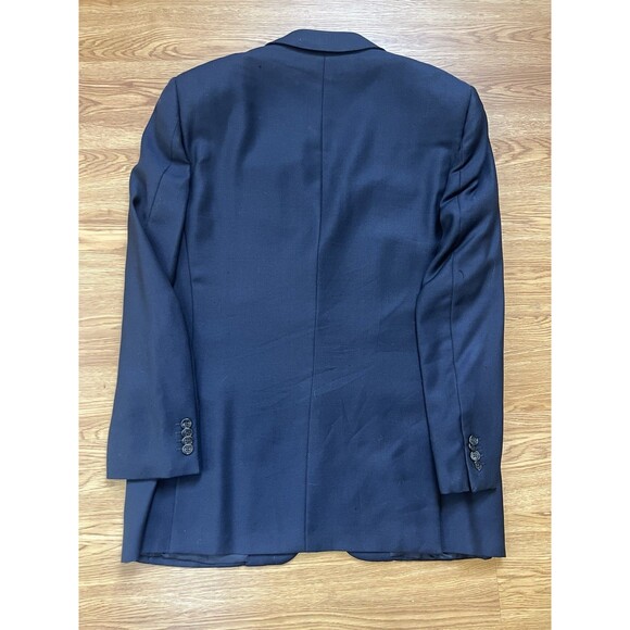 Ermenegildo Zegna High Performance Blazer Mens 40R Wool Jacket Navy Blue - Picture 11 of 16